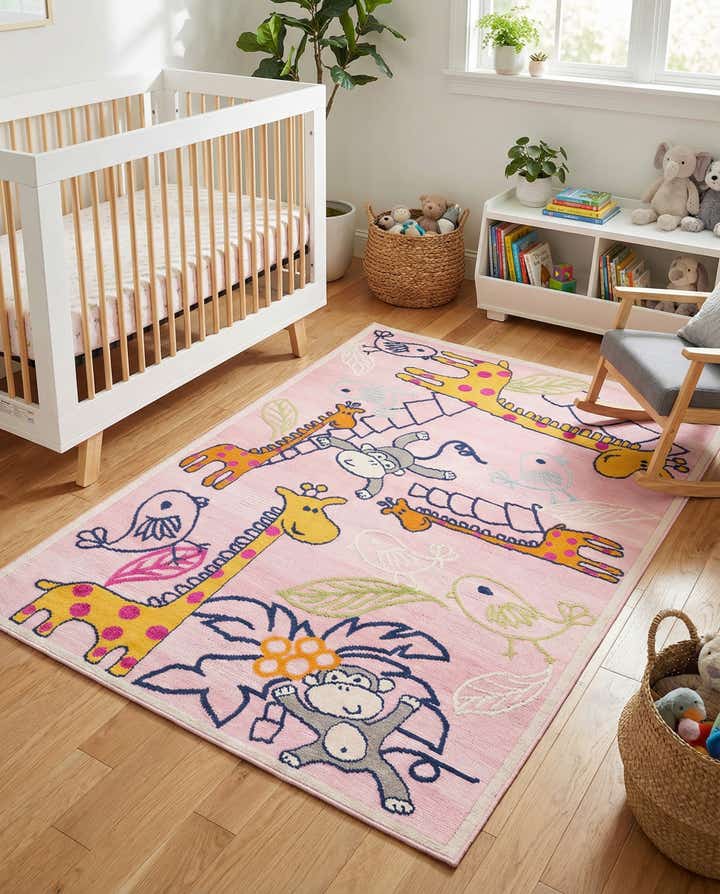 5' 3 x 7' 7 Easy-Clean Indoor / Outdoor Rug