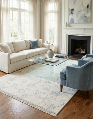 5' 8 x 7' 10 Hand Knotted Darya Wool Rug