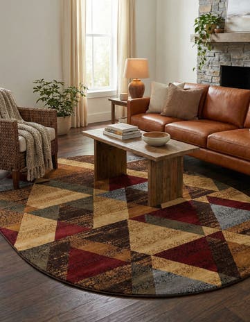 Cafe Oval Rug
