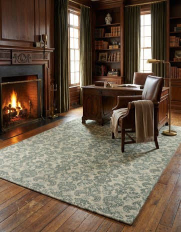 7' 7 x 9' 10 Modern Himalaya Wool Rug