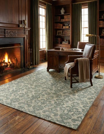 7' 7 x 9' 10 Modern Himalaya Wool Rug