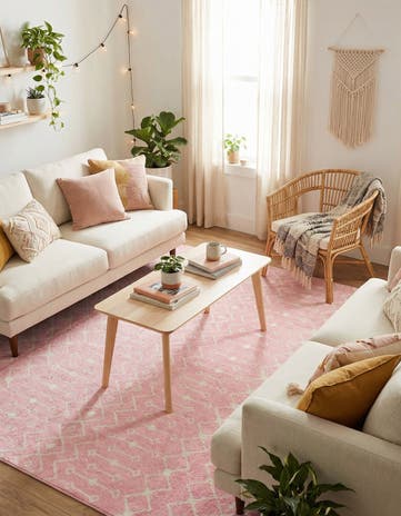 10' x 10' Moroccan Trellis Square Rug