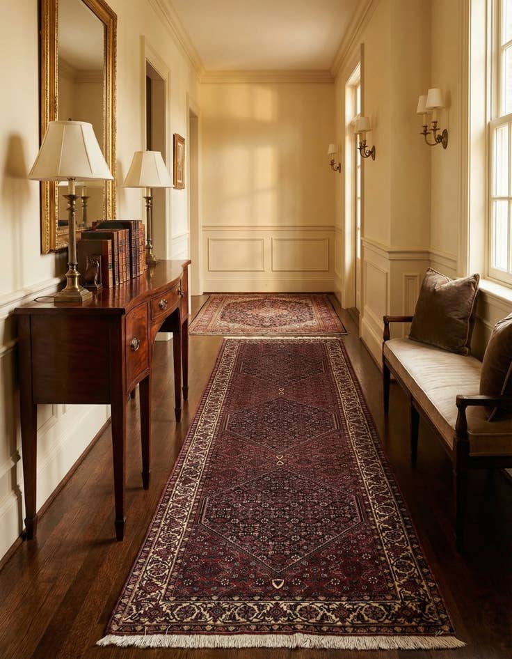 Detail image of 2' 9 x 10' 6 Bidjar Wool Runner Rug