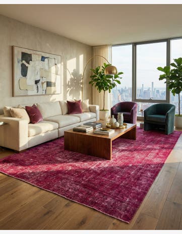 8' 3 x 12' 2 Hand Knotted Ultra Vintage Persian Wool Rug