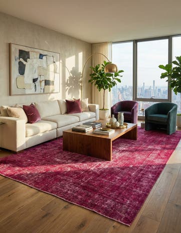 8' 3 x 12' 2 Hand Knotted Ultra Vintage Persian Wool Rug