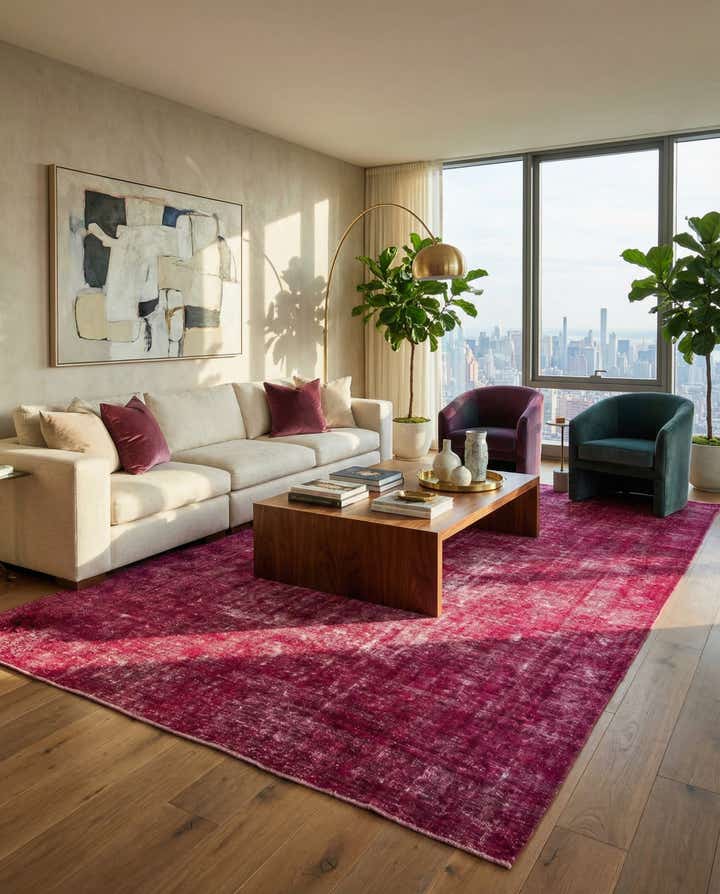 8' 3 x 12' 2 Hand Knotted Ultra Vintage Persian Wool Rug