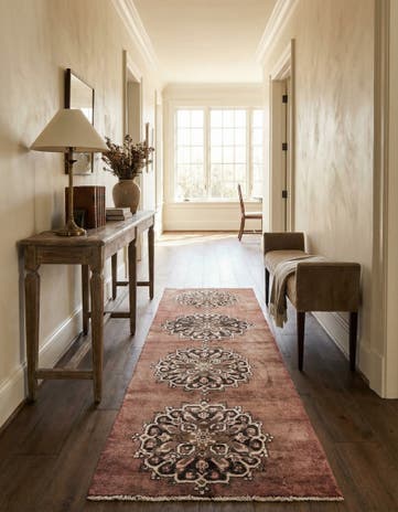 2' 3 x 7' Hand Knotted Ultra Vintage Persian Wool Runner Rug