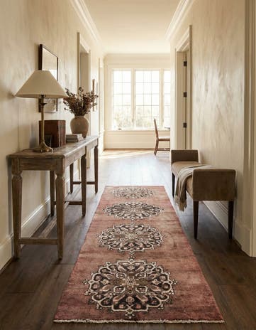 2' 3 x 7' Hand Knotted Ultra Vintage Persian Wool Runner Rug
