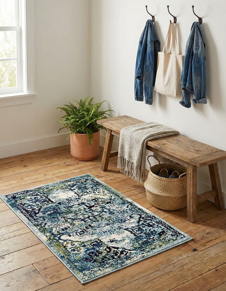 2' 2 x 3' Washable Fleur Rug