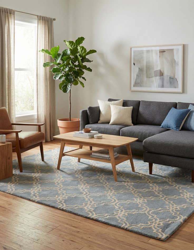 Detail image of 5' 1 x 8' 1 Luna Rug