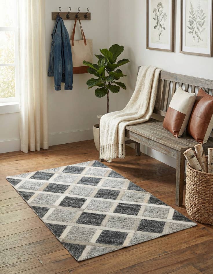 Detail image of 2' 1 x 3' 1 Cowhide Rug