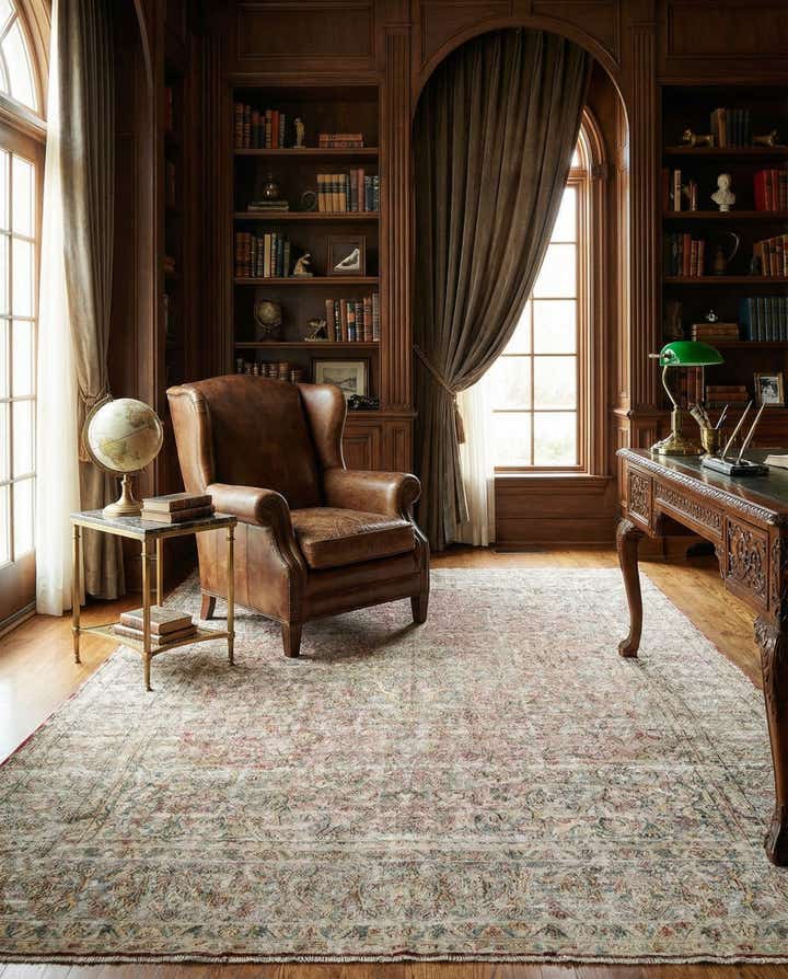 9' 9 x 13' 7 Vintage Royal Wool Rug