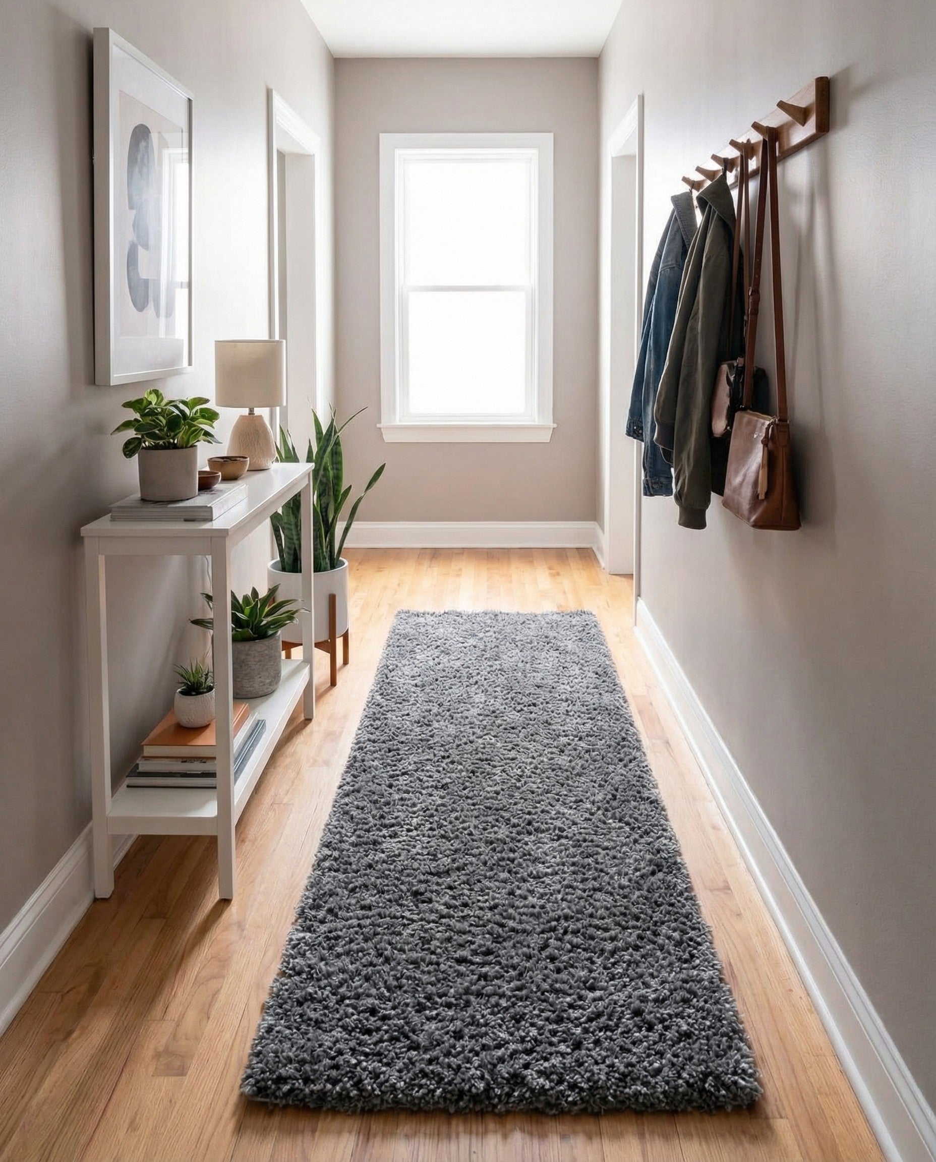 2' 2 x 8' Zermatt Shag Runner Rug