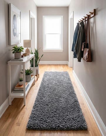 2' 2 x 8' Zermatt Shag Runner Rug