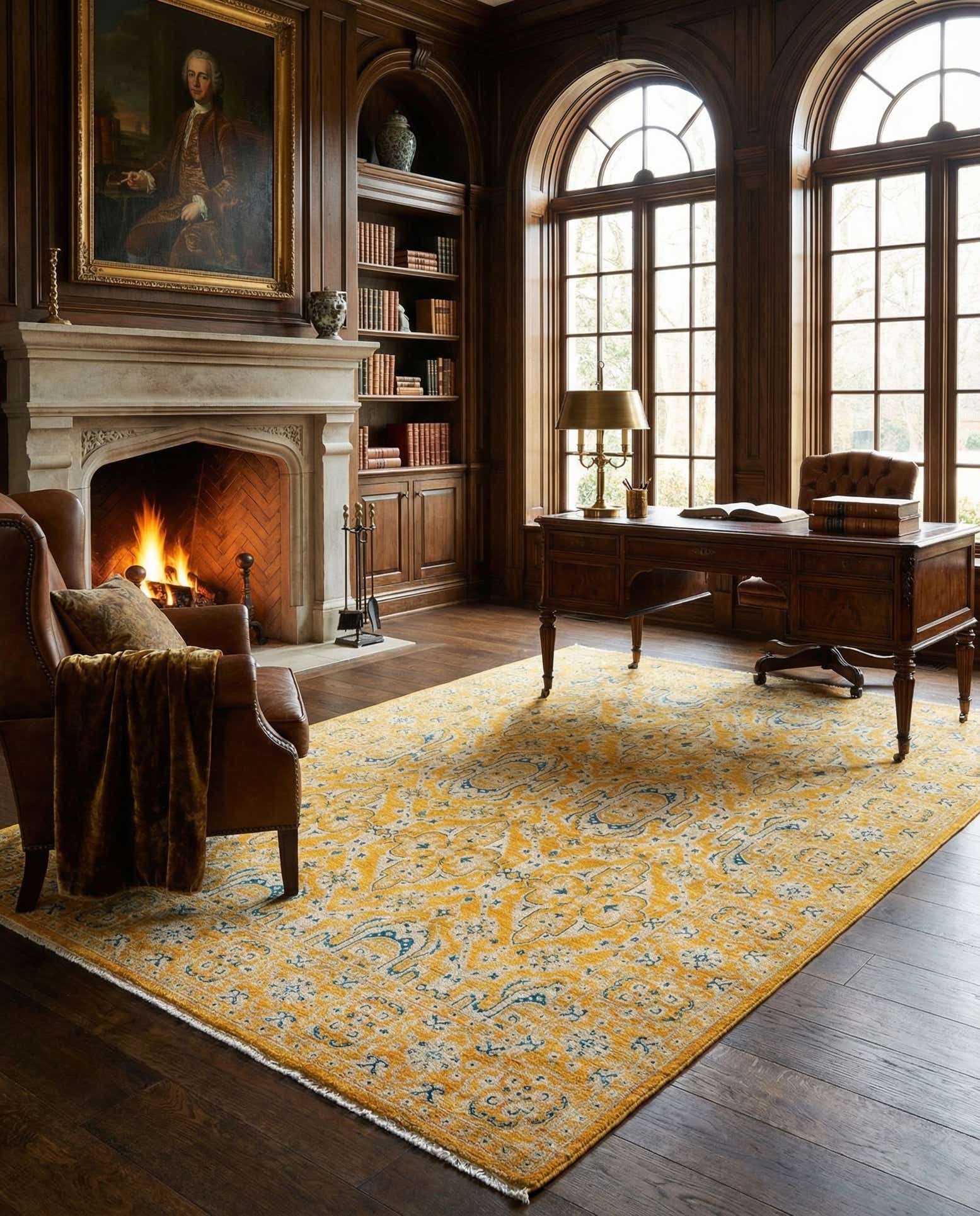6' 8 x 9' 10 Amina Wool Rug