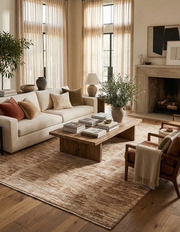 9' 7 x 12' 1 Hand Knotted Moroccan Wool Rug