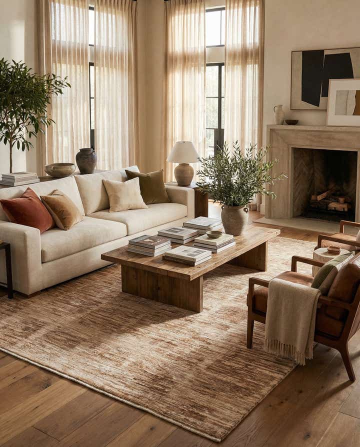 9' 7 x 12' 1 Hand Knotted Moroccan Wool Rug