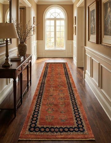 2' 9 x 9' 3 Luribaft Wool Runner Rug