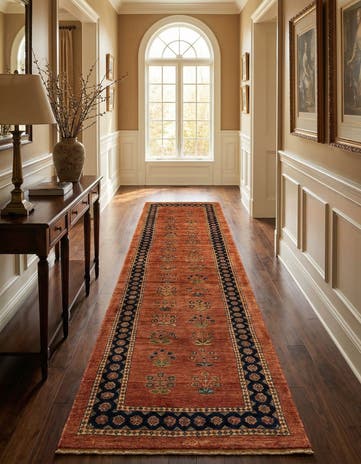 2' 9 x 9' 3 Luribaft Wool Runner Rug