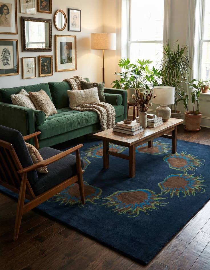 Detail image of 7' 5 x 7' 7 Luna Square Rug