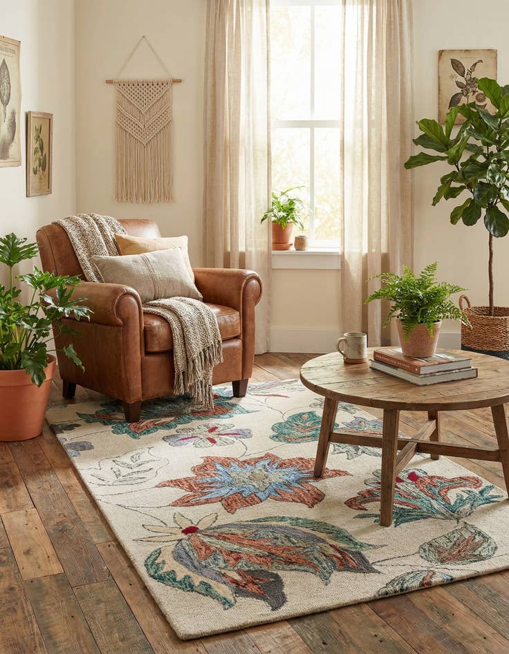 Detail image of 5' 1 x 8' Luna Rug