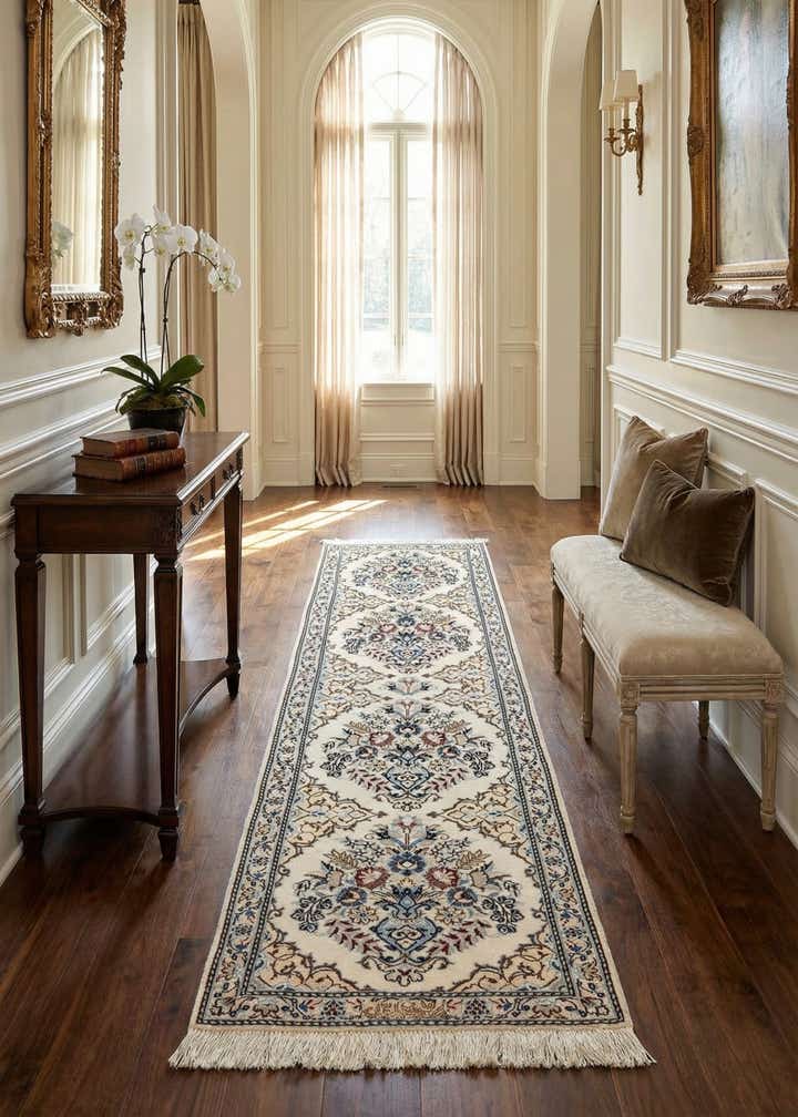 1' 8 x 6' 10 Hand Knotted Nain Rug