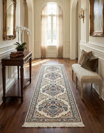 1' 8 x 6' 10 Hand Knotted Nain Rug