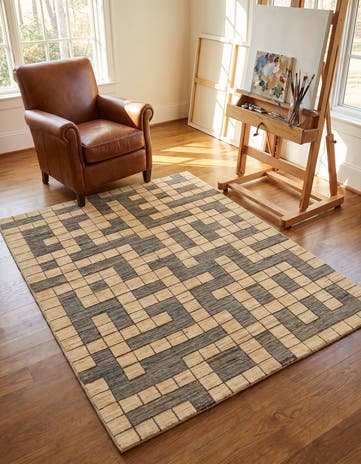 4' 11 x 6' 4 Gabbeh Rug
