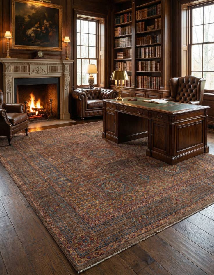 Detail image of 8' x 10' 10 Mamluk Wool Rug