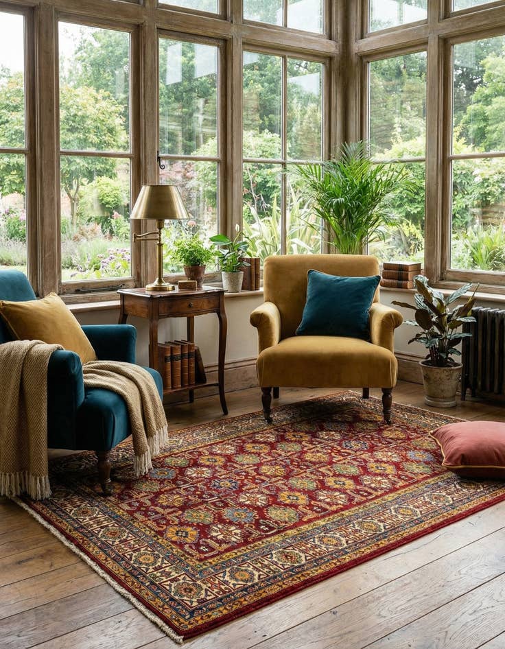 Detail image of 6' x 8' 11 Kazak Wool Rug