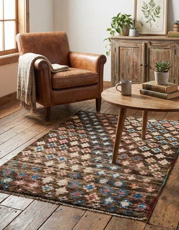 2' 10 x 4' 5 Hand Knotted Balouch Wool Rug