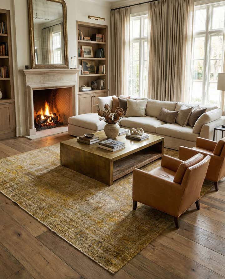 9' 4 x 12' 6 Hand Knotted Ultra Vintage Persian Wool Rug