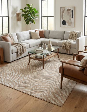 Ivory Beige Finsbury Rug