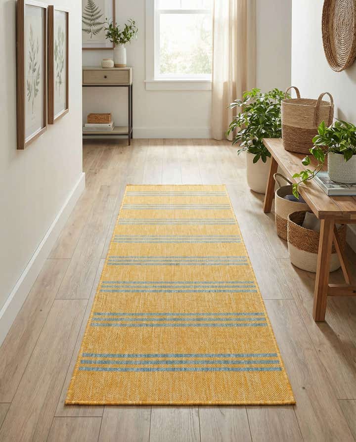2' x 6' Easy-Clean Jill Zarin Anguilla Indoor / Outdoor Runner Rug
