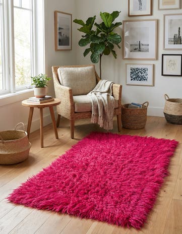 2' x 4' Hand Knotted Moroccan Wool Runner Rug