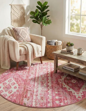 5' x 5' Vega Round Rug