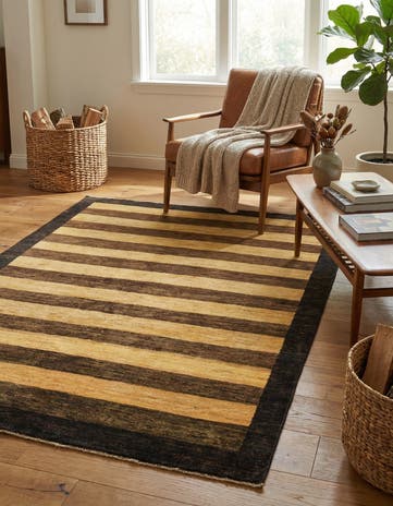 5' x 6' 3 Hand Knotted Modern Ziegler Rug