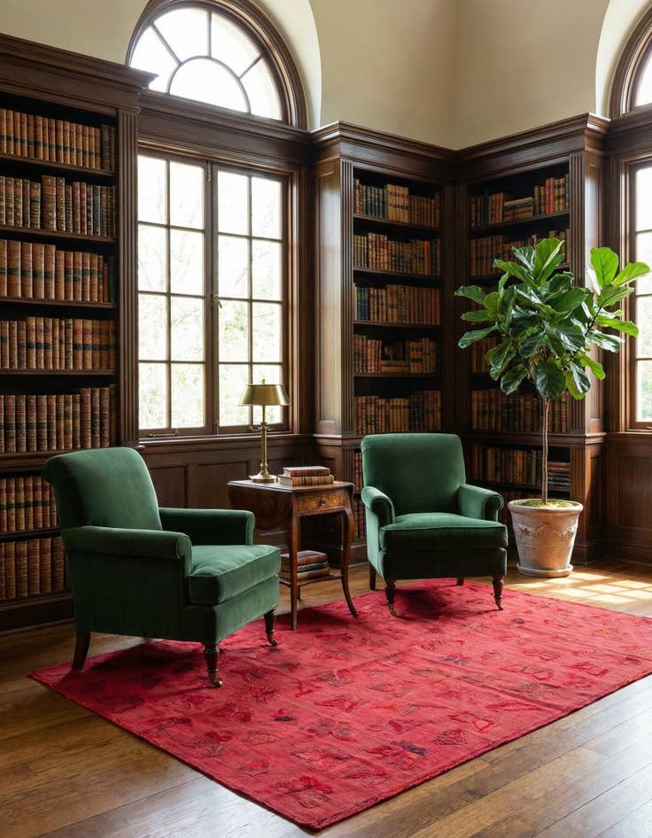 Detail image of 6' 3 x 9' 3  Hand Woven Kilim Suzani Wool Rug