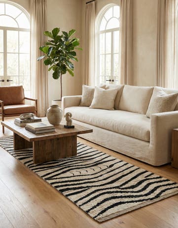 5' x 14' Hand Knotted Moroccan Wool Runner Rug