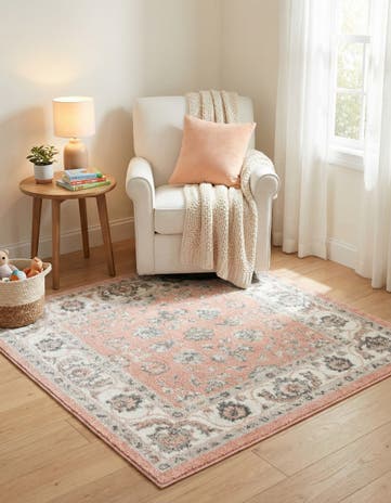 Rose Aurelia Square Rug