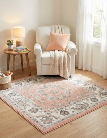 Rose Aurelia Square Rug