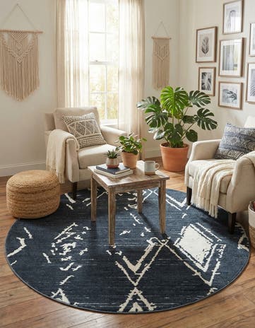 Jill Zarin 5' 3 x 5' 3 Uptown Carnegie Hill Round Rug