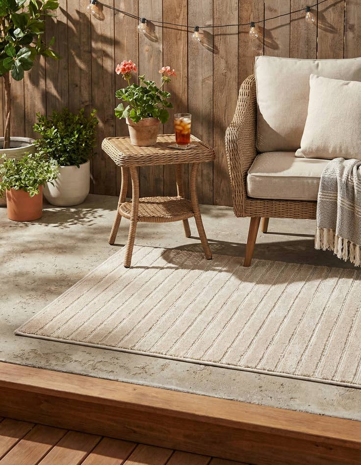 Detail image of 1' 8 x 1' 8  Washable Sabrina Soto Ola Indoor / Outdoor Sample Rug