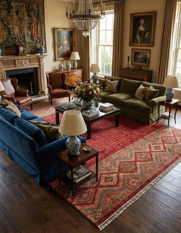 8' 1 x 11' 4 Hand Knotted Ariana Ziegler Rug