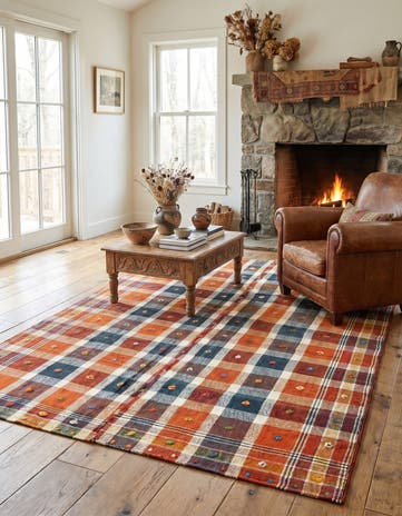 4' 8 x 6' 6 Jajim Wool Rug