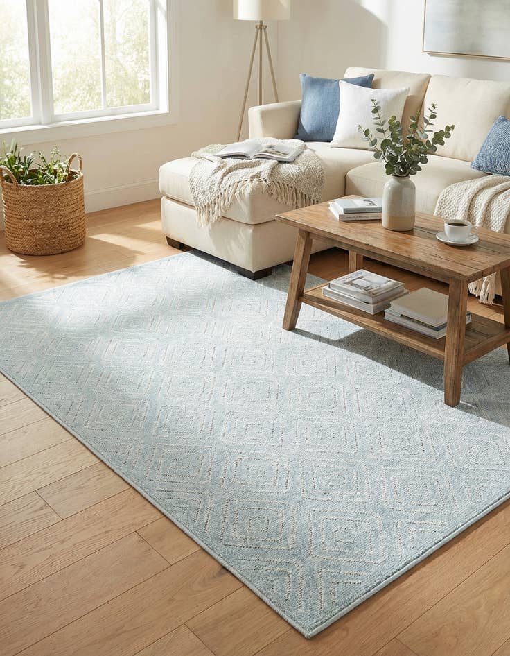 Detail image of  4' x 6'  Washable Sabrina Soto Indoor / Outdoor Rug