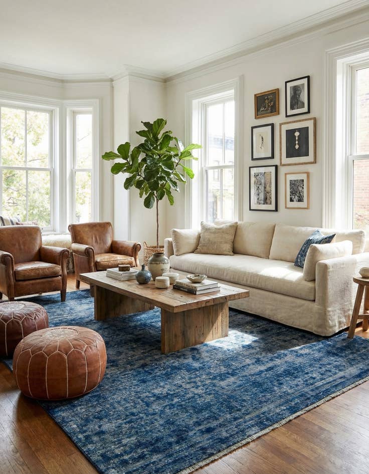 Detail image of 9' 2 x 11' 9  Hand Knotted Ultra Vintage Persian Wool Rug