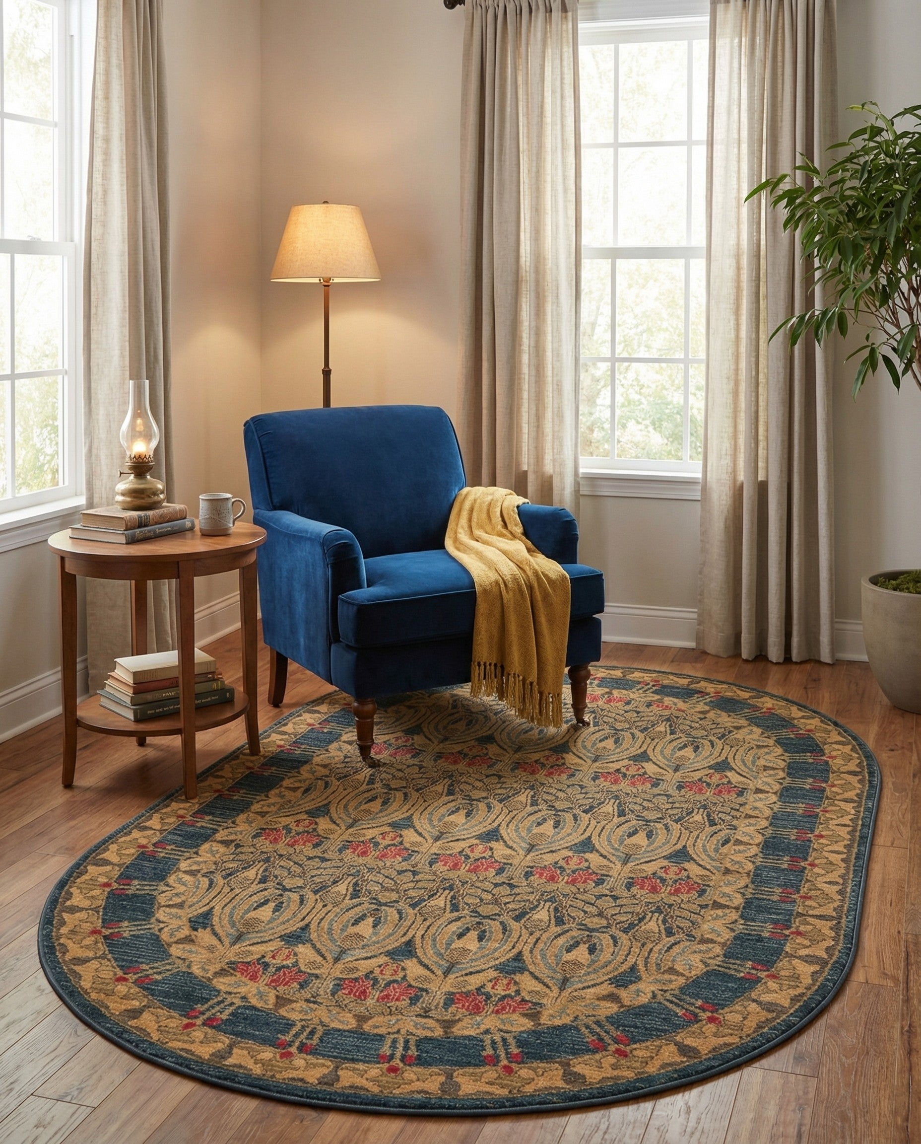 5' x 8' Chelsea Oval Rug