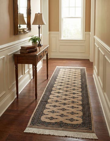 2' 1 x 6' 1 Hand Knotted Bokhara Oriental Wool Runner Rug