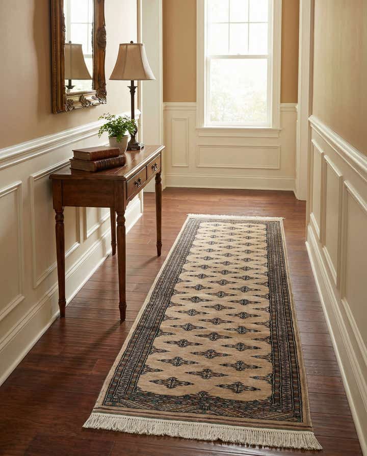 2' 1 x 6' 1 Hand Knotted Bokhara Oriental Wool Runner Rug